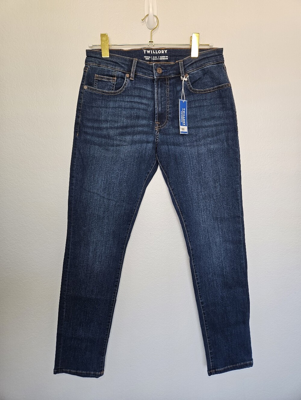 NWT Twillory | Tailored Fit Technical Performance Denim Jeans Mens 31 x 32